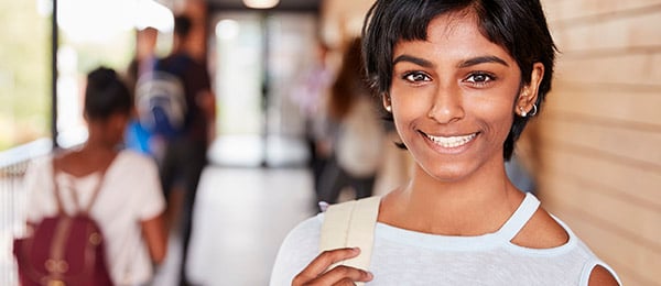 smiling student