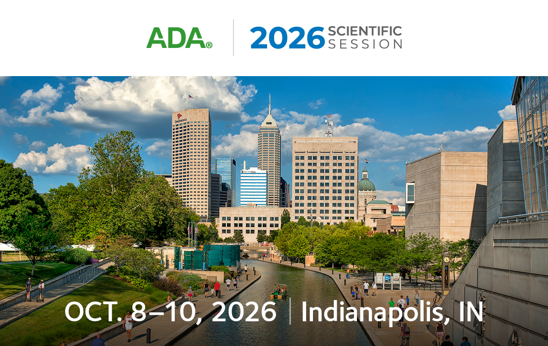 ADA 2026 Scientific Session, Oct. 8-10, 2026, in Indianapolis