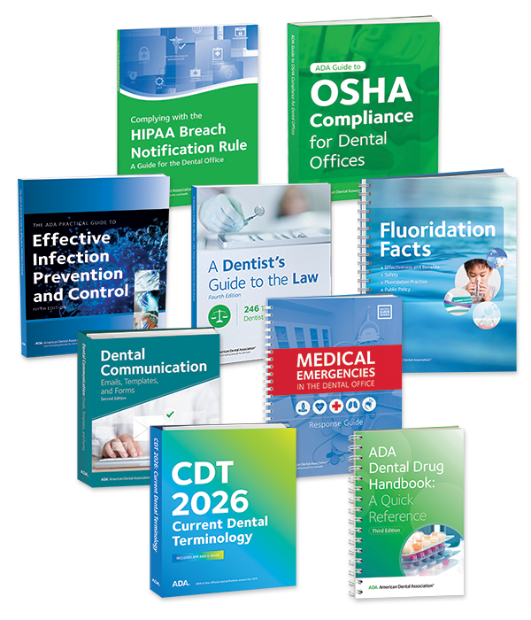 Array of ADA Practice Resources products
