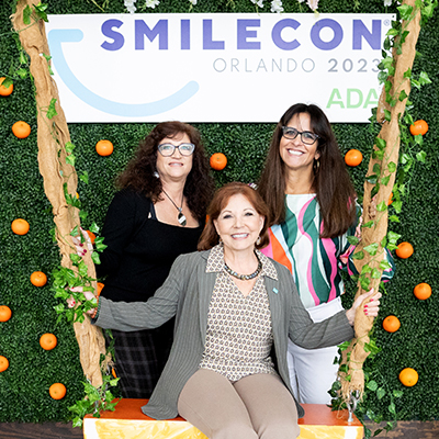 SmileCon attendees in the Future Booth
