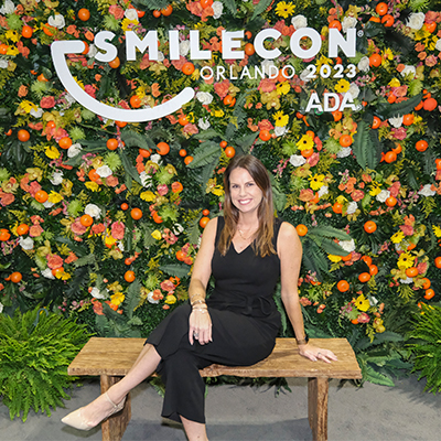 SmileCon attendee in the Future Booth